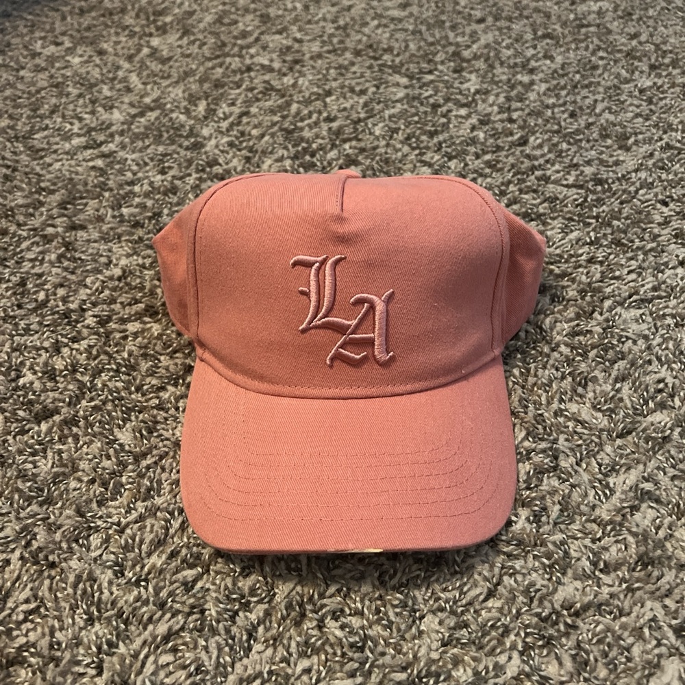 Kids Dusty Pink LA Baseball Cap